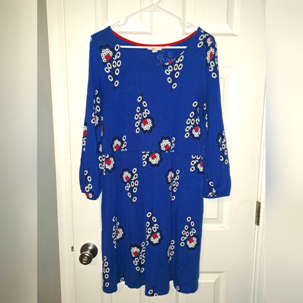 Boden Blue Floral Dress